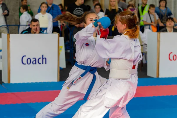 Odessa Ukrajina Září 2019 Mistrovství Světa Karate Mezi Dětmi Sportovců — Stock fotografie