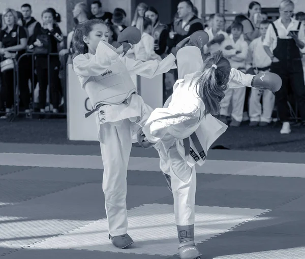 Odessa Ucraina Settembre 2019 Campionato Karate Tra Bambini Degli Atleti — Foto Stock