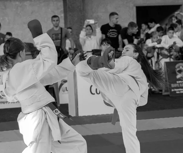 Odessa Ucrania Septiembre 2019 Campeonato Karate Entre Niños Atletas Los —  Fotos de Stock