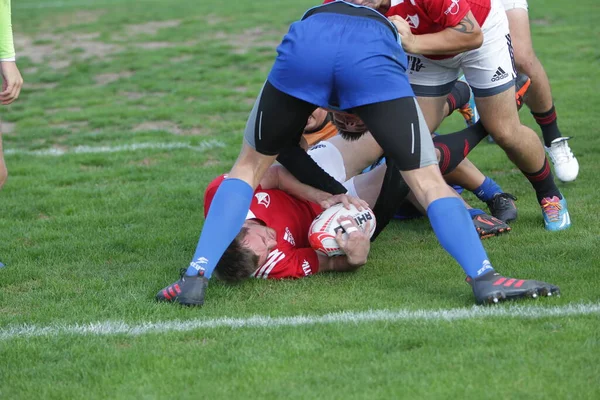 Odessa Ukraine Sept 2017 Equipe Nacional Credo Odessa Rugby Championship — Fotografia de Stock