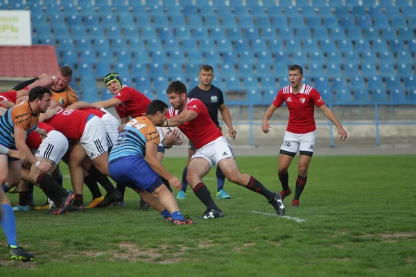 Odessa Ukraine Wrzesień 2017 Drużyna Narodowa Credo Odessa Rugby Championship — Zdjęcie stockowe