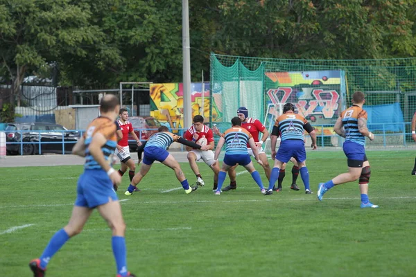 Odessa Ukraine Sept 2017 Credo Odessa Rugby Şampiyonası Milli Takımı — Stok fotoğraf