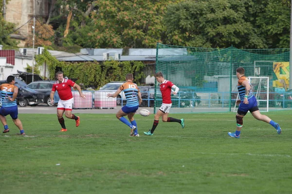 Odessa Ukraine Sept 2017 Credo Odessa Rugby Şampiyonası Milli Takımı — Stok fotoğraf