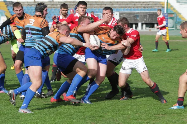 Odessa Ucrania Septiembre 2017 Selección Nacional Credo Odessa Rugby Championship —  Fotos de Stock