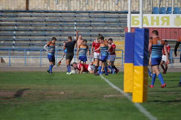 Odessa Ucraina Set 2017 Squadra Nazionale Del Credo Odessa Rugby — Foto Stock