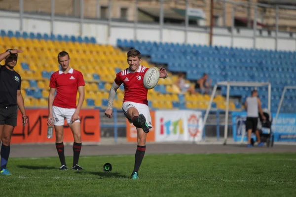 Odessa Ucrania Septiembre 2017 Selección Nacional Credo Odessa Rugby Championship —  Fotos de Stock