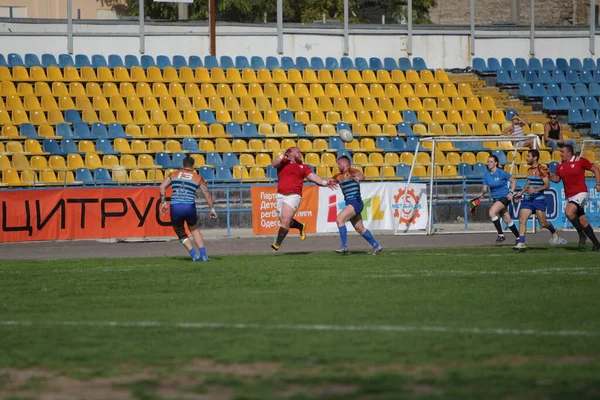 Odessa Ukraine Sept 2017 Credo Odessa Rugby Şampiyonası Milli Takımı — Stok fotoğraf