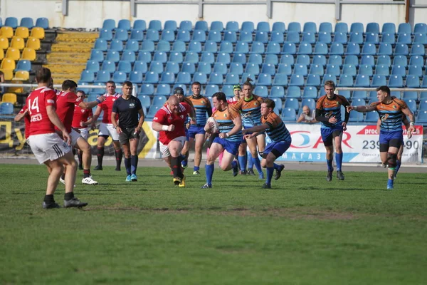 Odessa Ukraine Sept 2017 National Team Credo Odessa Rugby Championship — 图库照片