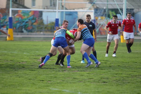 Odessa Ucrania Septiembre 2017 Selección Nacional Credo Odessa Rugby Championship —  Fotos de Stock