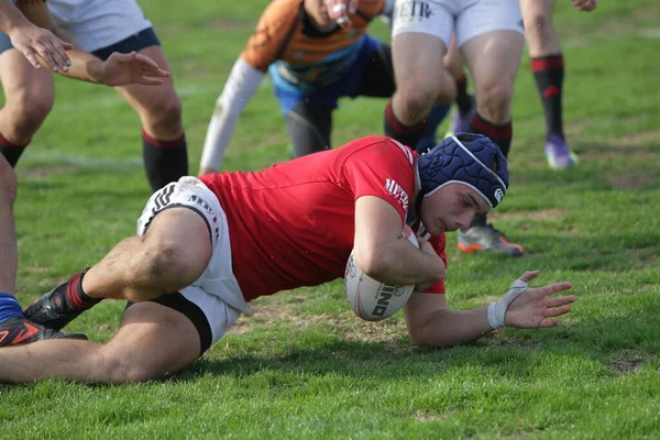 Odessa Ukraine Sept 2017 Equipe Nacional Credo Odessa Rugby Championship — Fotografia de Stock