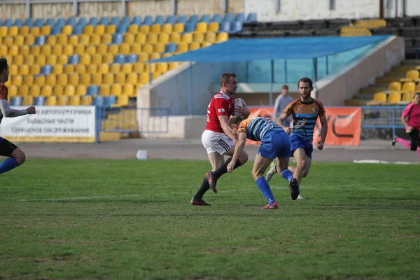 Odessa Ucrania Septiembre 2017 Selección Nacional Credo Odessa Rugby Championship — Foto de Stock