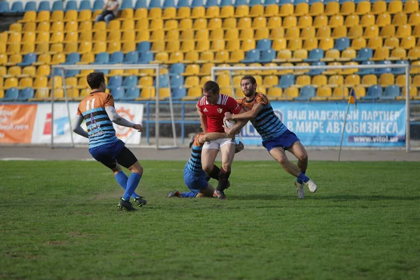 Odessa Ukraine Wrzesień 2017 Drużyna Narodowa Credo Odessa Rugby Championship — Zdjęcie stockowe