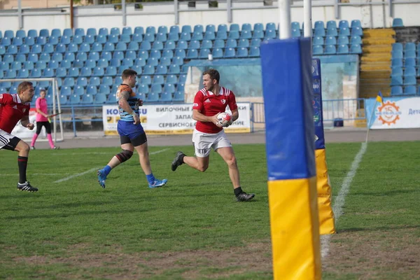 Odessa Ukraine Sept 2017 Equipe Nacional Credo Odessa Rugby Championship — Fotografia de Stock