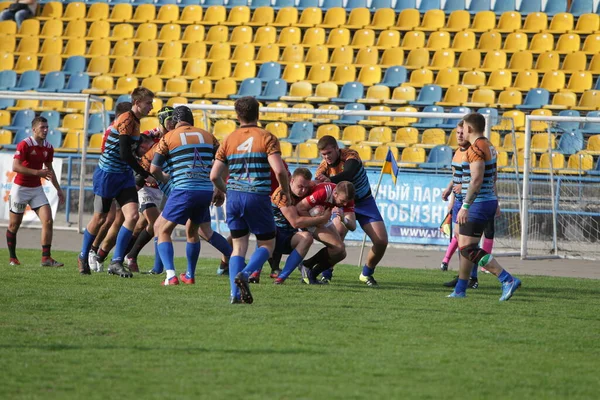 Odessa Ukraine Sept 2017 Credo Odessa Rugby Şampiyonası Milli Takımı — Stok fotoğraf