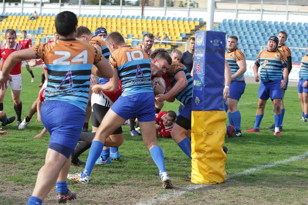 Odessa Ucrania Septiembre 2017 Selección Nacional Credo Odessa Rugby Championship —  Fotos de Stock