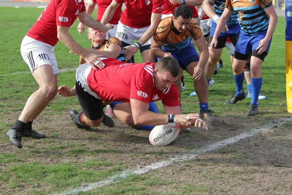 Odessa Ukraine September 2017 Nationaal Team Van Credo Odessa Rugby — Stockfoto