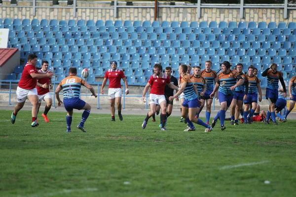 Odessa Ucrania Septiembre 2017 Selección Nacional Credo Odessa Rugby Championship —  Fotos de Stock
