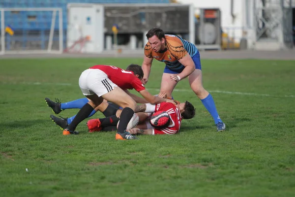 Odessa Ukraine Sept 2017 Credo Odessa Rugby Şampiyonası Milli Takımı — Stok fotoğraf