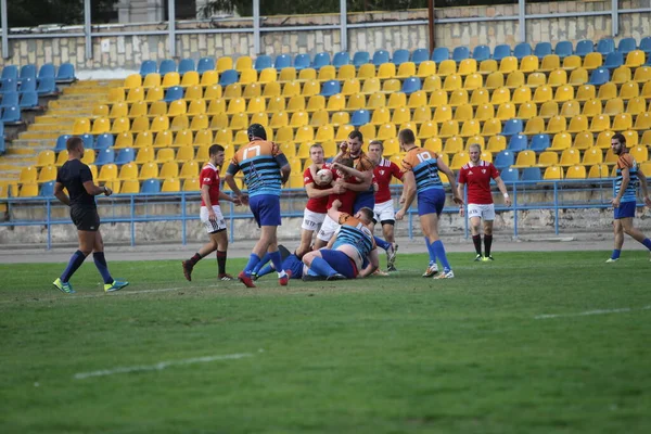 Odessa Ukraine Sept 2017 Nationalmannschaft Der Rugby Meisterschaft Credo Odessa — Stockfoto