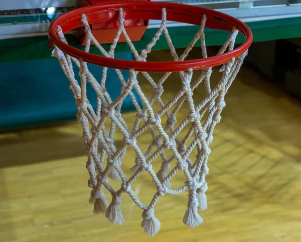 Empty Basketball Basket for Professional Gaming