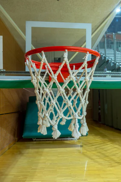 Empty Basketball Basket for Professional Gaming