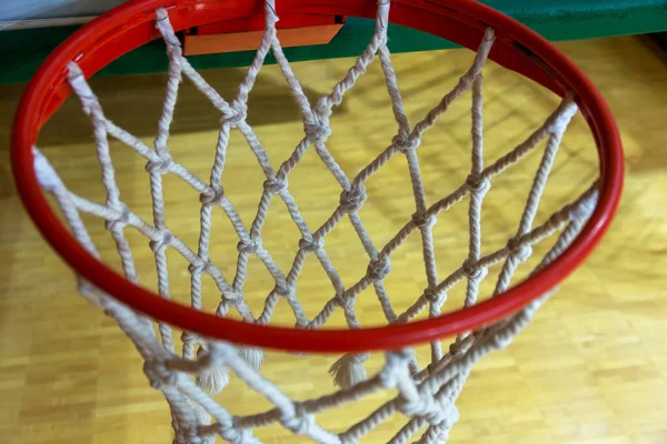 Empty Basketball Basket Professional Gaming — Stock Photo, Image