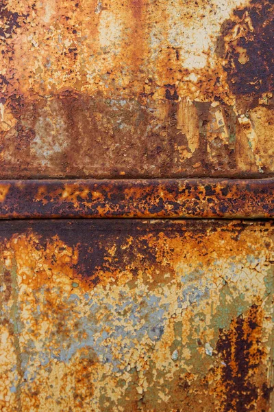 Textura Ferro Enferrujado Textura Ferro Enferrujado Envelhecido Como Bom Fundo — Fotografia de Stock