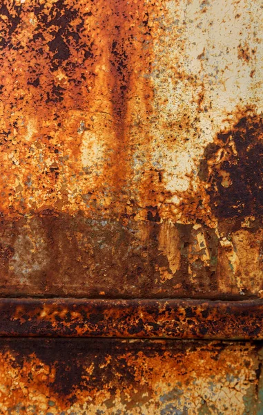 Textura Ferro Enferrujado Textura Ferro Enferrujado Envelhecido Como Bom Fundo — Fotografia de Stock