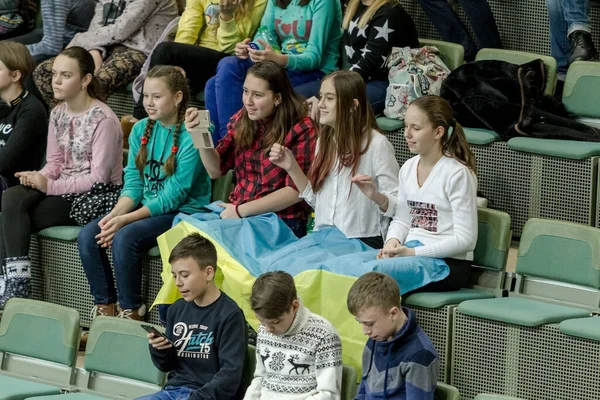 Odessa Ukraina Stycznia 2017 Khimick Ukraina Siatkówce Cev Cup Kobiety — Zdjęcie stockowe