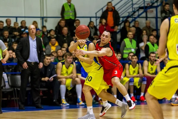 Odessa Ucrania Febrero 2017 Baloncesto Entre Equipo Baloncesto Masculino Bipa —  Fotos de Stock