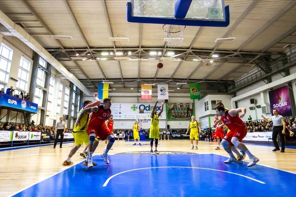 Odessa Ucrânia Fevereiro 2017 Basquete Entre Equipe Masculina Basquete Bipa — Fotografia de Stock