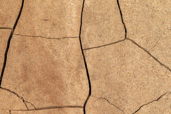 Cracked Earth Concept Cracks Surface Earth Change Result Shrinkage Dirt — Stock Photo, Image