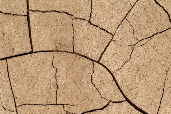 Cracked Earth Concept Cracks Surface Earth Change Result Shrinkage Dirt — Stock Photo, Image