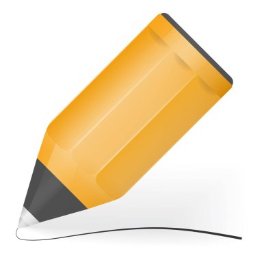 Küçük siyah topu kalem çizim çizgi vektör