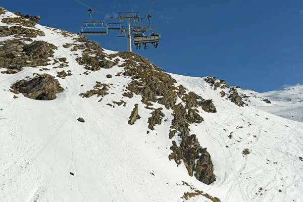 Panoramic view of an alpine mountainside — Stock Photo, Image
