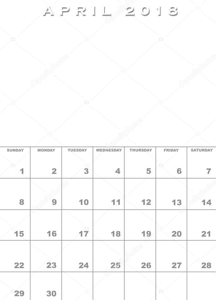 images-april-2018-calendar-april-2018-calendar-template-stock