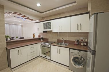 İç dekor tasarım mutfak gösteri ev daire