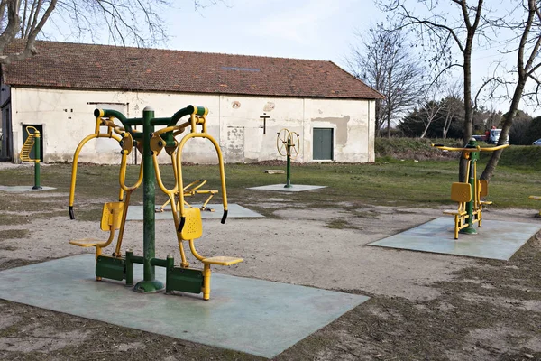 Outdoor training equipment — Stock Photo, Image