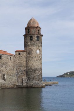 collioure Fransa güneyinde bağ
