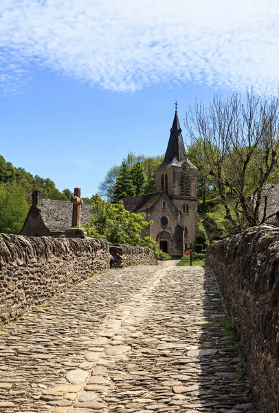 Alte Häuser des typischen Dorfes — Stockfoto