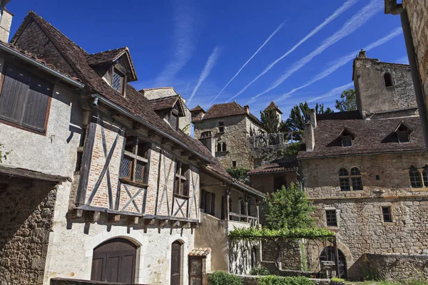 Old houses of typical village — Stock Photo, Image