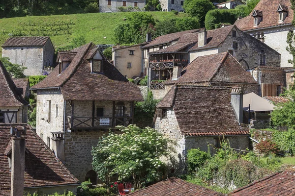 Casas antigas de aldeia típica Imagem De Stock