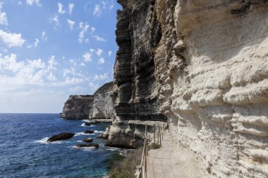 Korsika sahil ve deniz