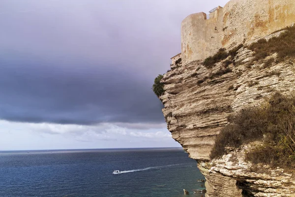 著名的悬崖上的博尼法西奥 — 图库照片