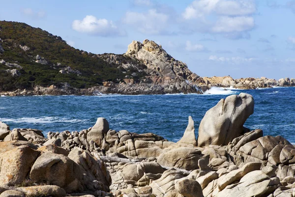 Costa y mar de Córcega — Foto de Stock