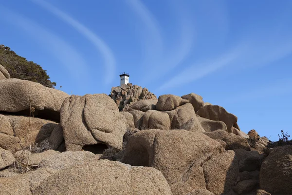 Beroemde vuurtoren in Corsica — Stockfoto