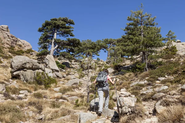 Wandelen in corsica — Stockfoto