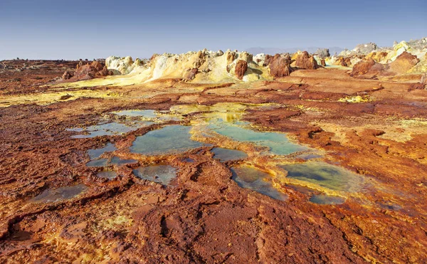 Geologische Kuriosität Der Äthiopischen Wüste — Stockfoto