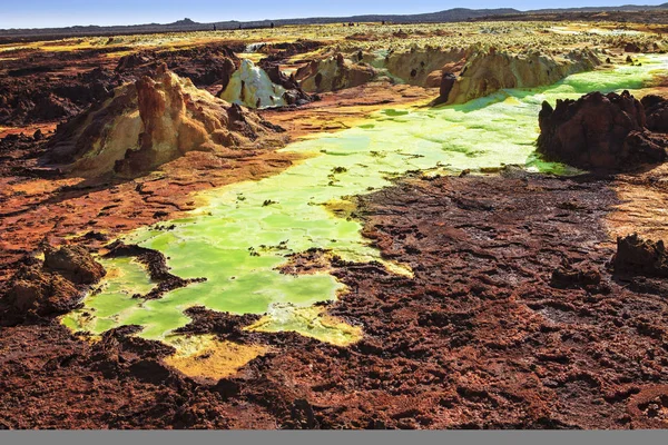 Curiosidade Geológica Deserto Etíope — Fotografia de Stock