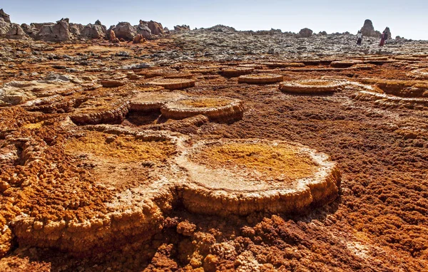 Curiosidad Geológica Desierto Etíope — Foto de Stock